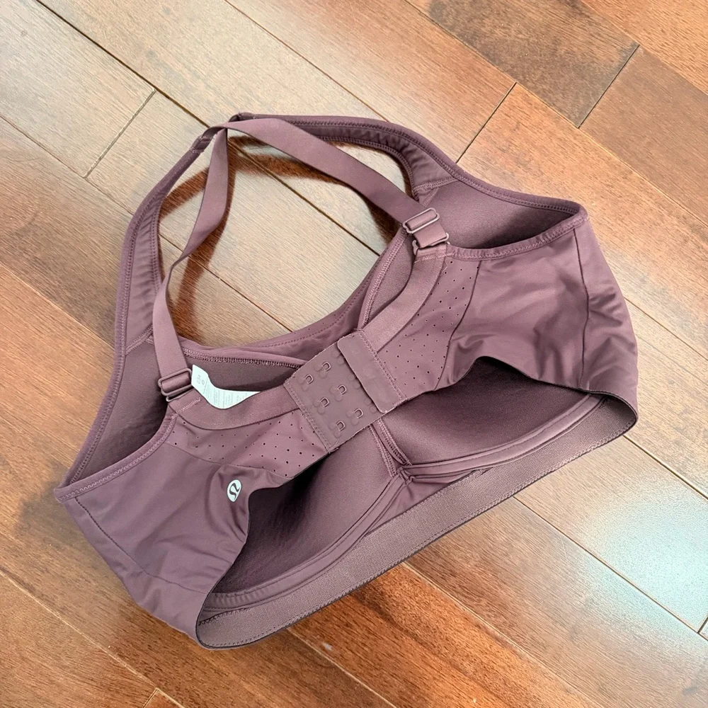 {Lululemon} Run Times Bra - Arctic Plum, Size 34E or 34DD - Picture 5 of 7